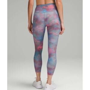 Lululemon Fast and Free High-Rise Tight 25” Pockets in Hazy Afterglow Multi
